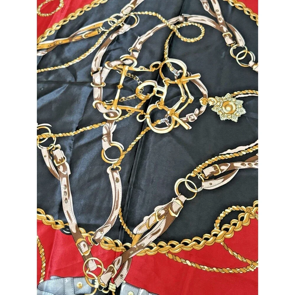 Silky Square Scarf 34
